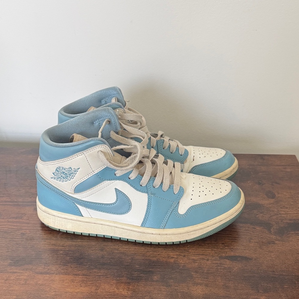 High Top Jordan Cream and White Sneakers